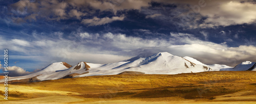 Photo: Mountain landscape, Plateau Ukok Mountain landscape, Plateau Ukok