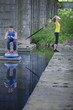 professional sporty man and woman outdoor  training
