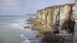 Falaises normandie côte d'albâtre