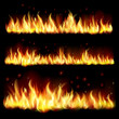 Vector: Background with flame. Background with flame.