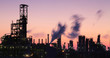 Oil and gas industry - refinery at twilight - factory - petroche