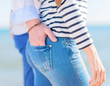 Couple Hands In Each Other Pocket