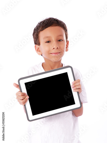 Photo: Child with tablet Child with tablet