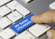 Wir bieten Lösungen Tastatur Finger