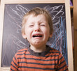 little boy crying