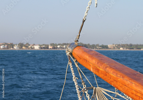 Photo: Mediterranean Sea View from Prow of The Yacht Mediterranean Sea View from Prow of The Yacht