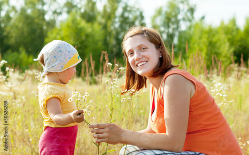 Photo: Happy mother with daughter Happy mother with daughter