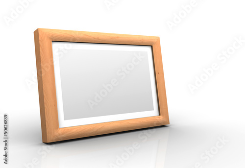 Illustration: 3D Holz-Bilderrahmen - Ahorn Spitzahorn 3D Holz-Bilderrahmen - Ahorn Spitzahorn
