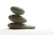 Foto: Three smooth stones on sand Three smooth stones on sand