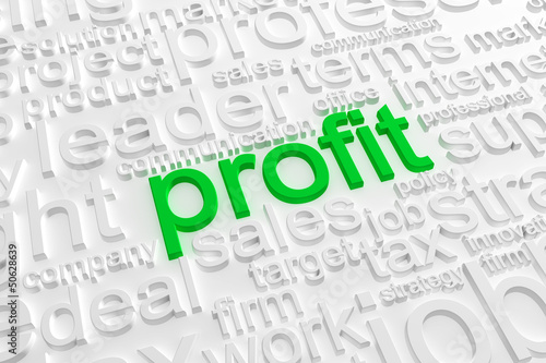 Illustration: Business text background Business text background