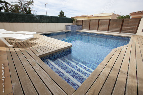 Photo: holiday pool in mediterranean holiday pool in mediterranean