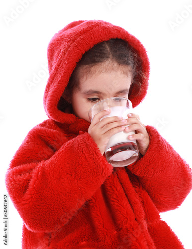 Photo: Child with milk Child with milk