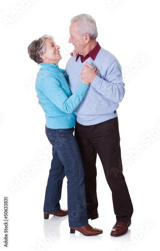 Photo: Portrait Of Senior Couple Dancing Portrait Of Senior Couple Dancing