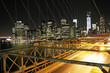Foto: Traffic in the Brooklyn bridge, New York Traffic in the Brooklyn bridge, New York