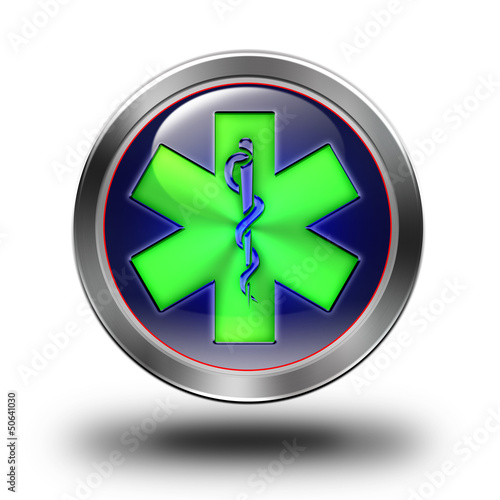 Illustration: Pharmacy glossy icon Pharmacy glossy icon