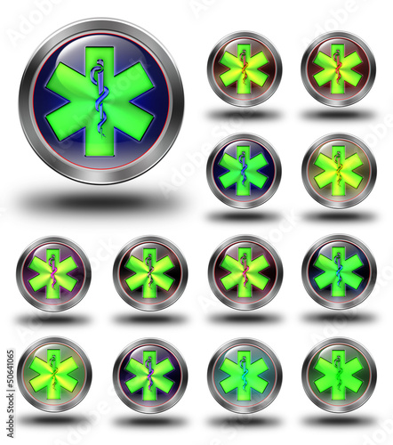 Illustration: Pharmacy icons, crazy colors Pharmacy icons, crazy colors