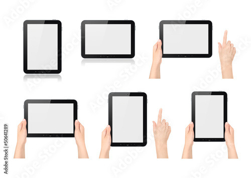 Photo: Set of digital tablets Set of digital tablets