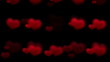 background made of red hearts