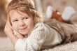 verschmitztes kinderportrait