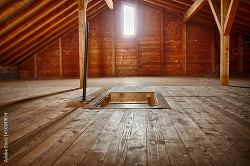 Photo: Dachkammer aus Holz Dachkammer aus Holz