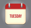 Vector calendar app icon