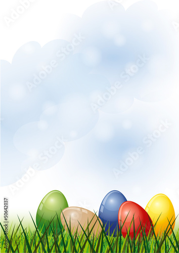 Vector: Easter Eggs Papaer Easter Eggs Papaer