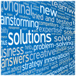 SOLUTIONS Tag Cloud (ideas creativity innovation business)