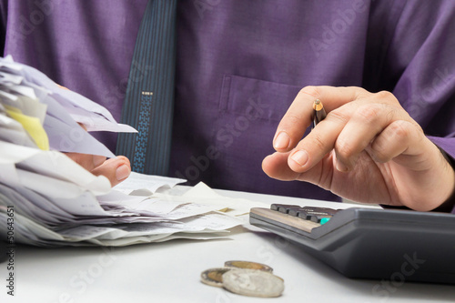 Photo: Working with receipts Working with receipts
