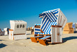 Strandkorb am Meer 323
