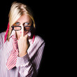 Unhappy worker sending a unsolicited message