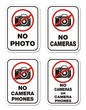 no camera phones signs