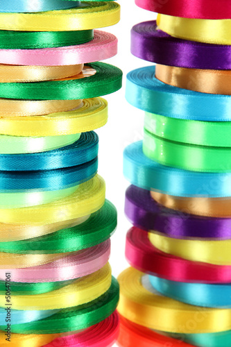 Photo: Bright ribbons close-up Bright ribbons close-up
