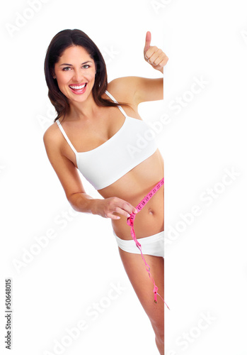 Photo: Young beautiful fitness woman. Young beautiful fitness woman.