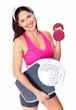 Young beautiful fitness woman.