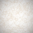 Vector: Floral seamless beige abstract hand-drawn card. Floral seamless beige abstract hand-drawn card.