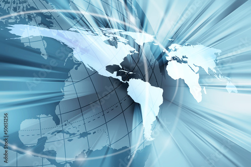 Illustration: world map world map
