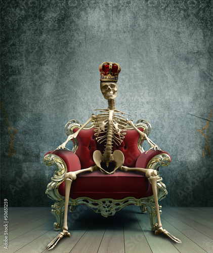Illustration: skeleton king skeleton king