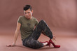 short hair model