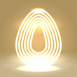 Shining wired egg background