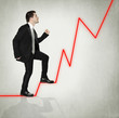 businessman climb