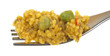 Couscous on fork