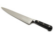 Foto: close up of a used knife on white background close up of a used knife on white background
