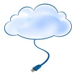 Vector: Cloud Connection Cloud Connection