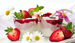 Sommer-leichter Frucht-Genuss: Quark und Erdbeeren