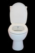 union bidet toilet on a black background