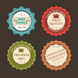 Vintage Label Set Vector