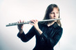 Flute music flutist instrument playing