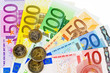Ein Fächer mit Euro-Geldscheinen