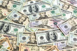 Viele Dollar Geldscheine