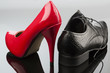 High Heels und Herrenschuh
